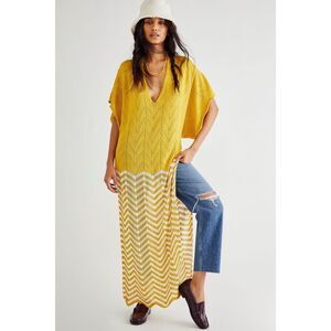 Free People x Jen's Pirate Booty Sunset Beach Kaftan Starfruit $215 XS/S